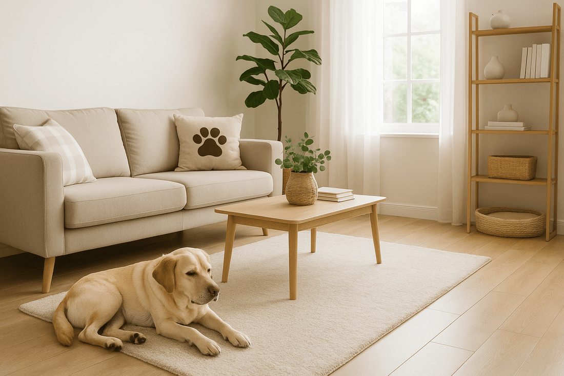 10 minutes par jour pour une maison plus propre avec un animal