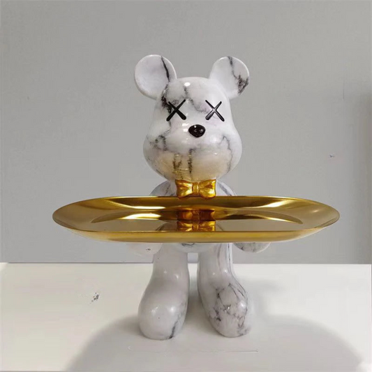 Statue Ours Graffiti